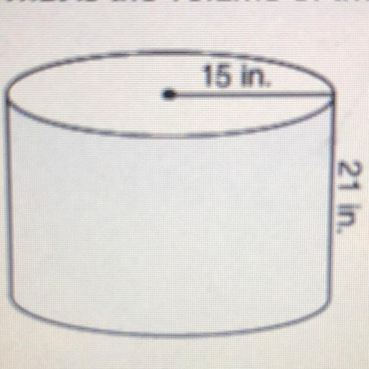 What is the volume of the cylinder shown? (Use 3.14 for pi.) 1,978.2 in^3 20,771.1 in-example-1