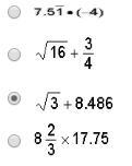 Which of the following is irrational? (refer to attached image)-example-1