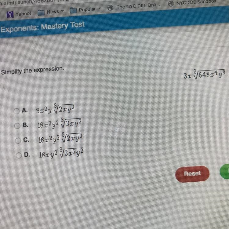 Simplify the expression 3x3^ 648x 4 y8-example-1