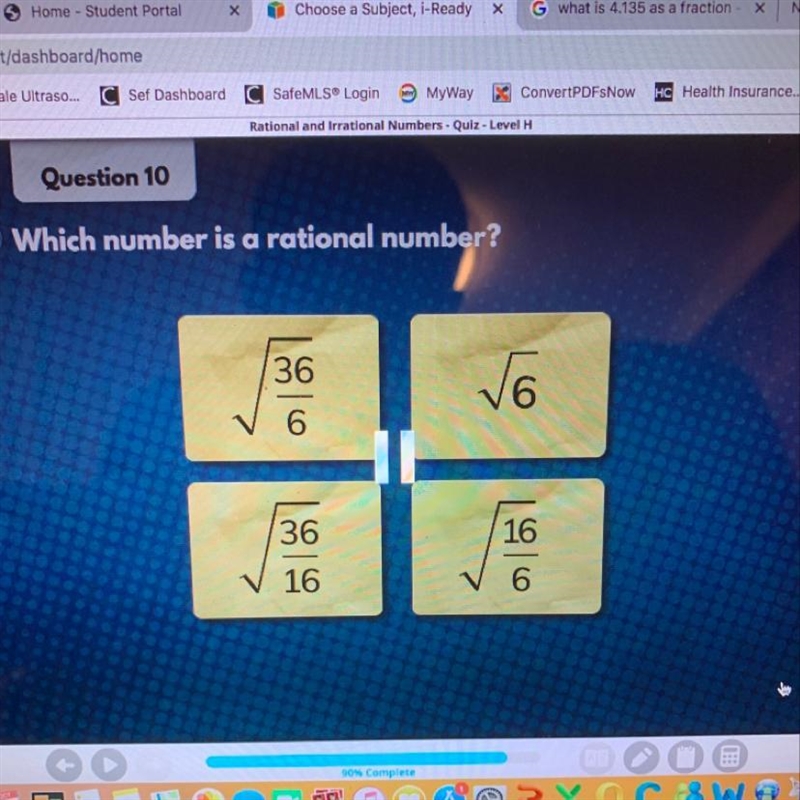 Which number is a rational number-example-1