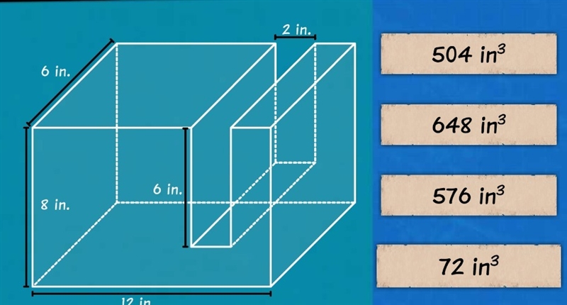 HELP PLEASE!!! What is the volume of this container?-example-1