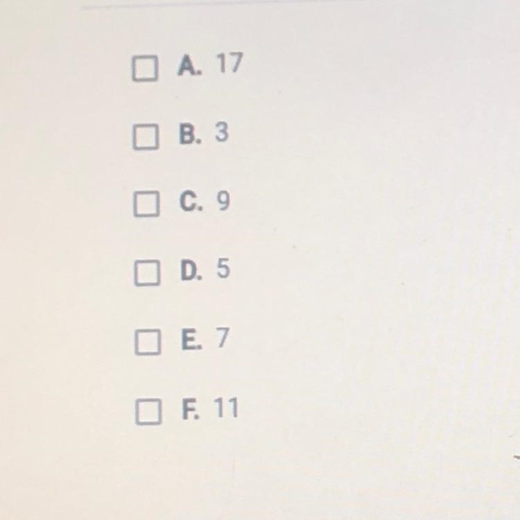 !!!11 POINTS HELP ASAP!!!!A triangle has two sides of lengths 4 and 7. What value-example-1