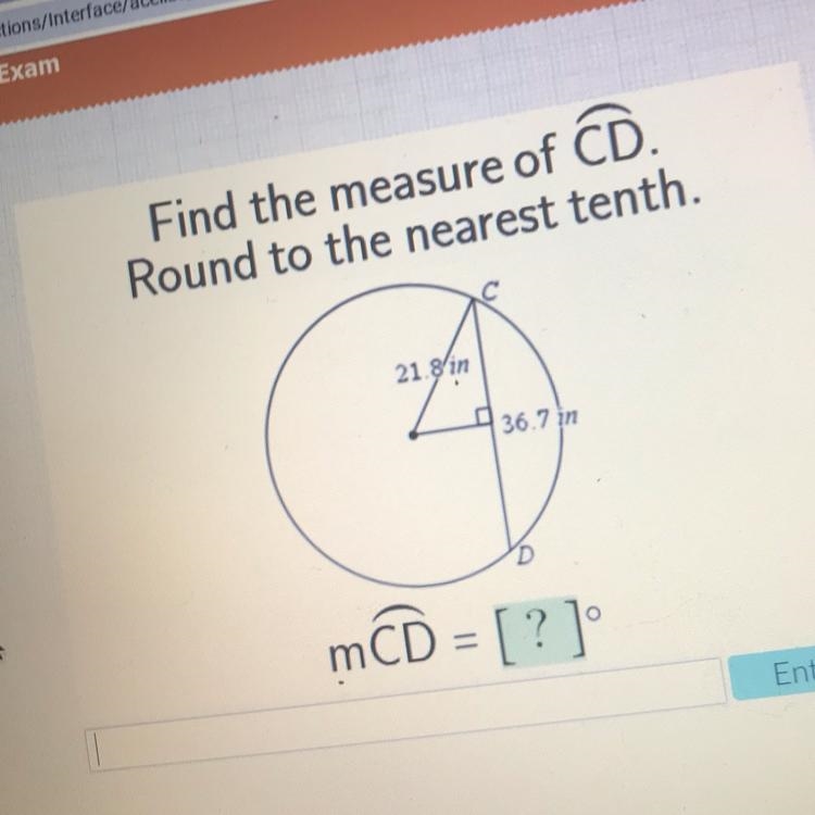 Find the measure of CD-example-1