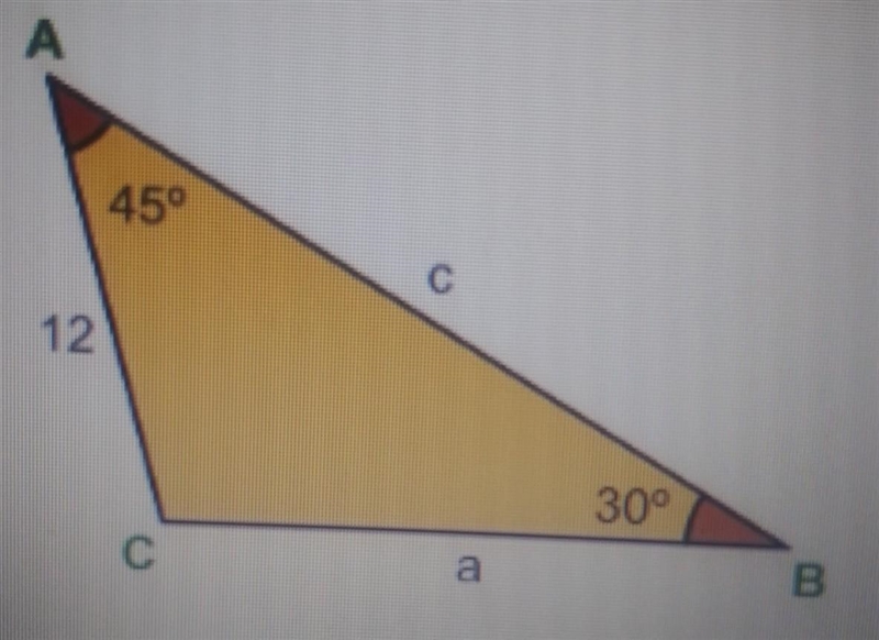 Find the measure of the side AB. Round your answer to the nearest whole number.​-example-1