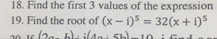 I need help for number 19, please-example-1