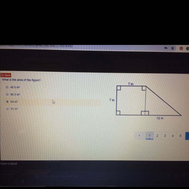 What is the area of this figure?-example-1