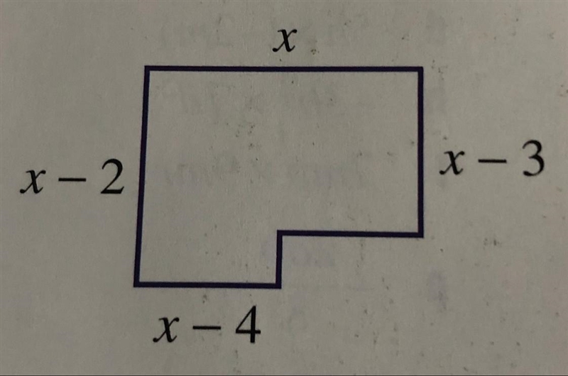 Write an expression in simplest form for the area of this shape.-example-1