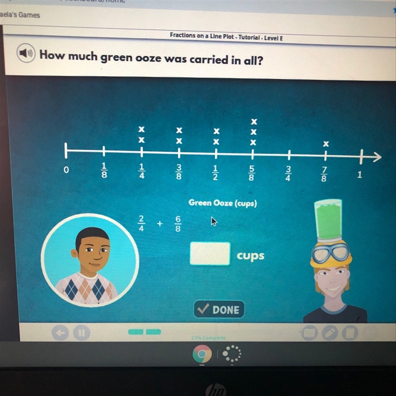 Please help im so bad at fractions they are not my best math thing to work on-example-1