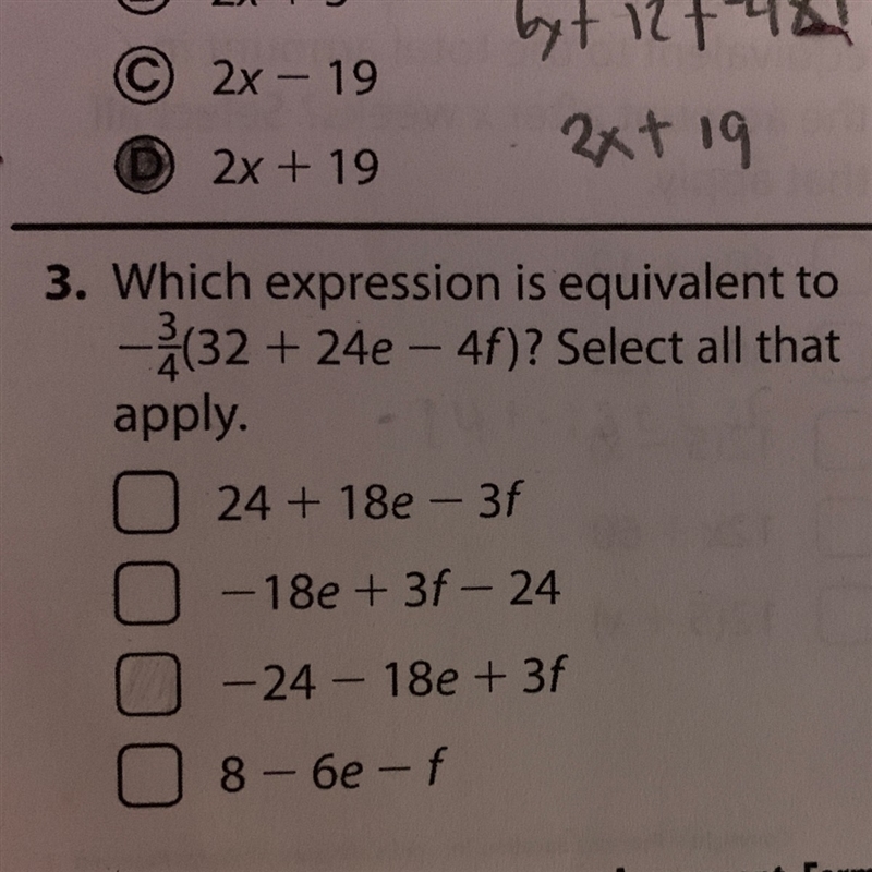 Which expressions are equivalent?-example-1