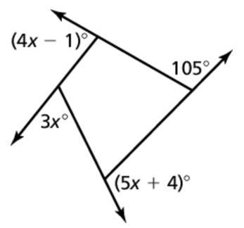 Find the value of x because this is really hard for me and I don't get it.-example-1