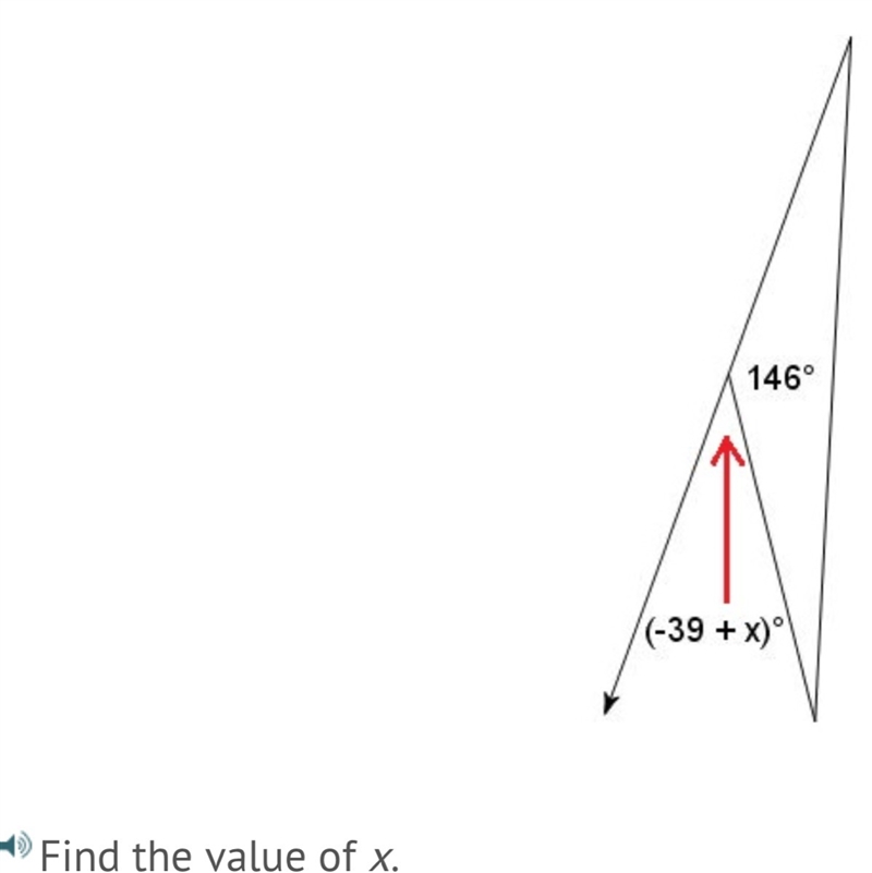 Find the the value of x-example-1