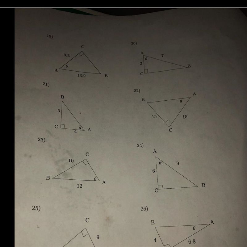 I need to find the measure of each angle indicated and round to the nearest tenth-example-1