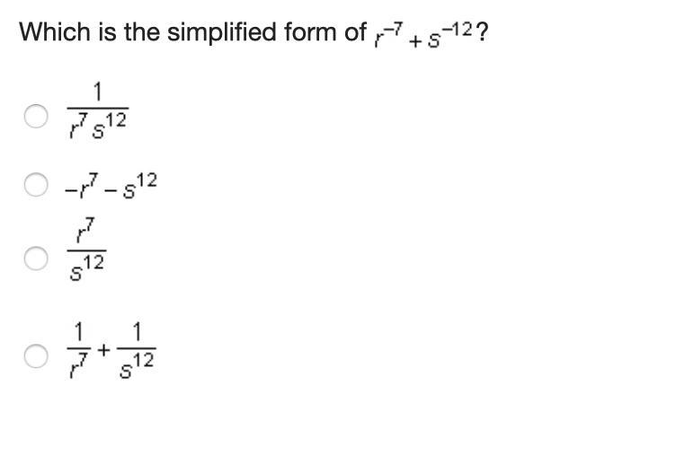 Which is the simplified form of-example-1