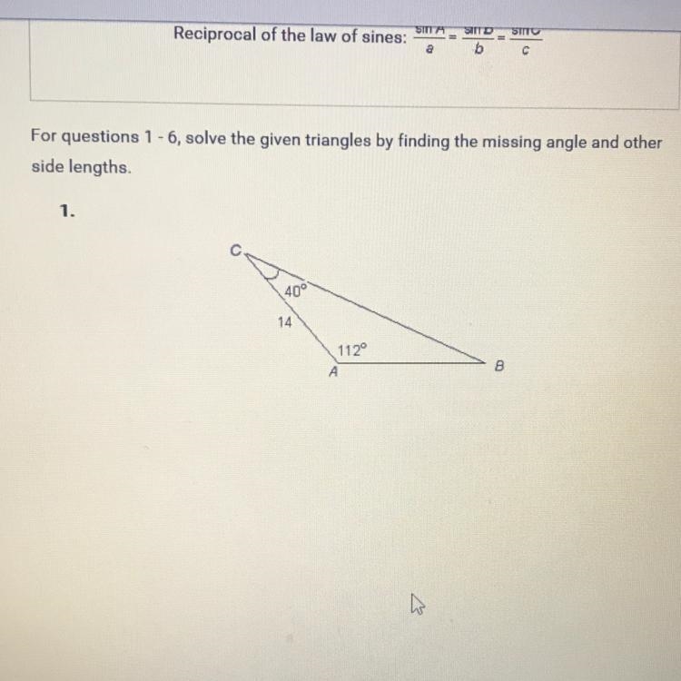 Find missing angle.-example-1