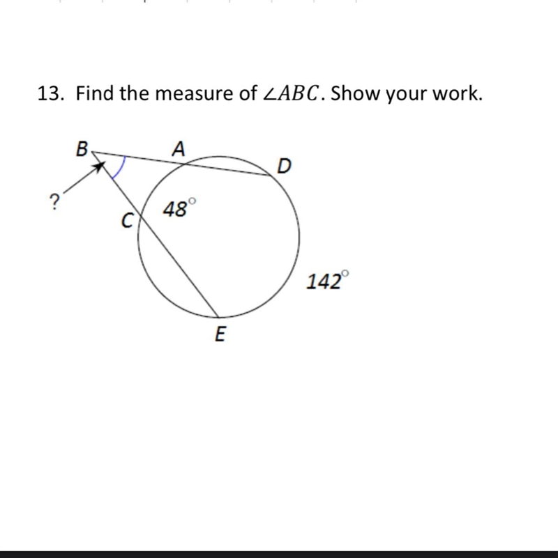 Find the measure of-example-1