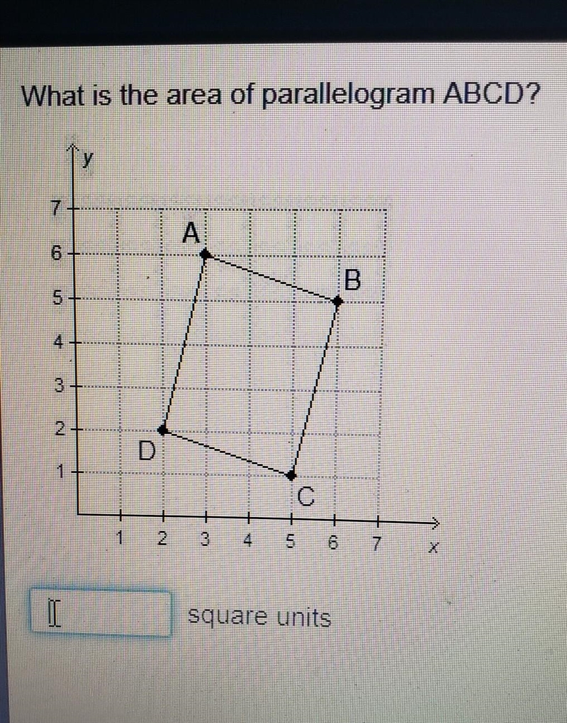 What is the area of parallelogram abcd? HELP THIS IS TIMED​-example-1