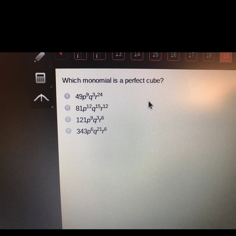 Which monomial is the perfect cube?-example-1