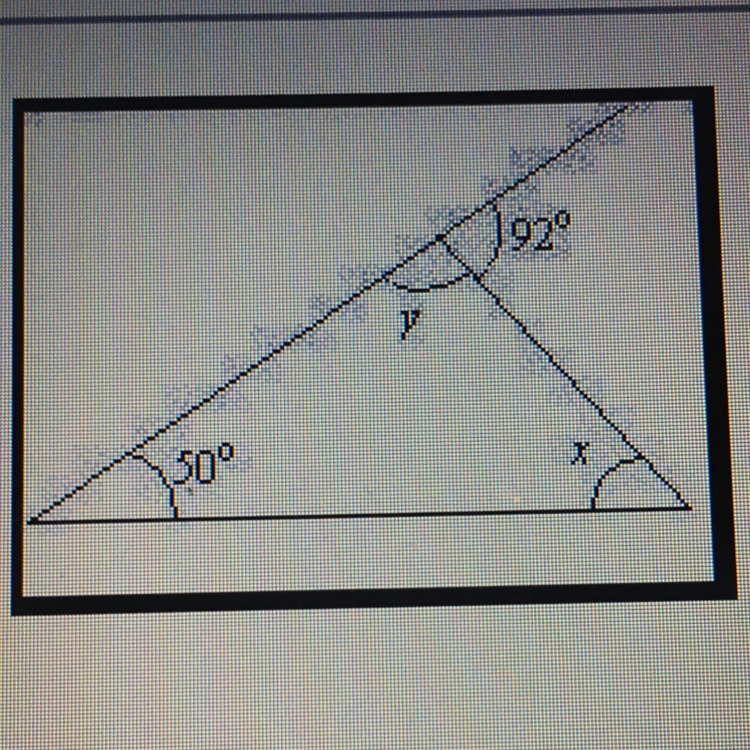 What is the measure of x-example-1