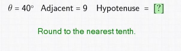 Solve the hypotenuse-example-1