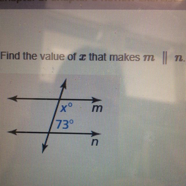 Find the value of x that makes m | n.-example-1