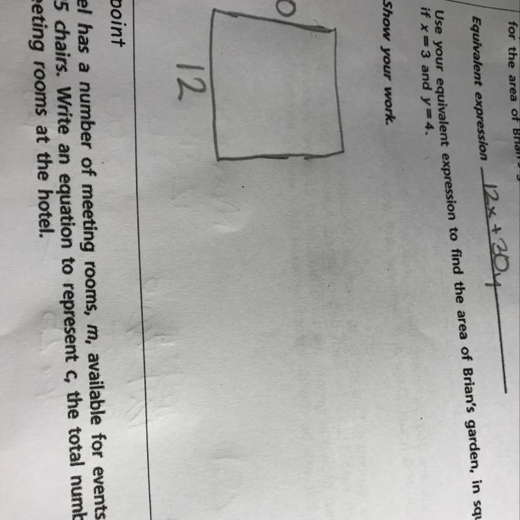 Don’t mind the numbers but how can I be able to make expression into finding the area-example-1