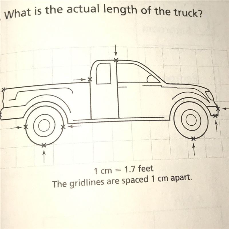 What is the actual length of the truck?-example-1