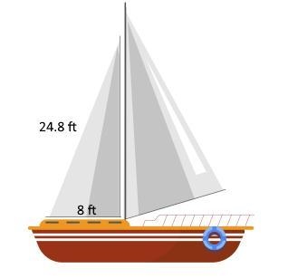 Mrs. Walker is instructing a team of students on designing the sailboat shown. Beth-example-1