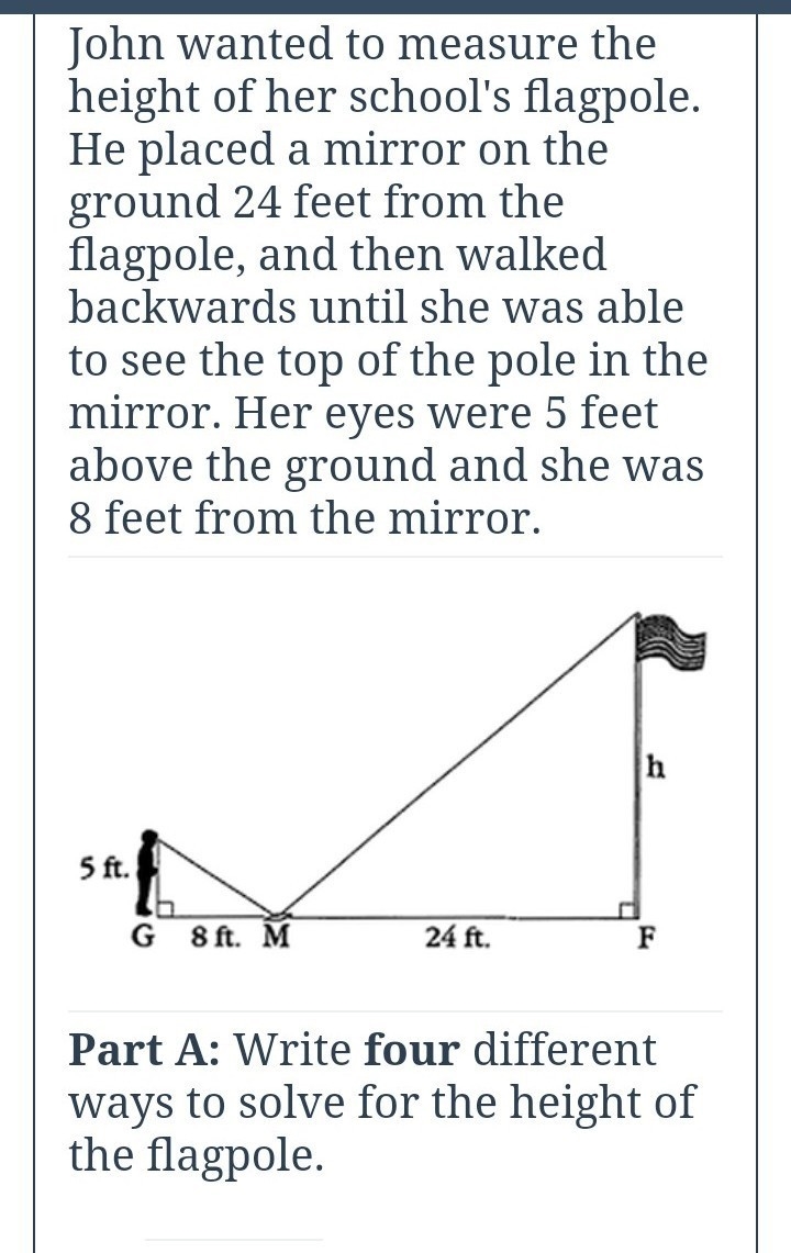 Help please are fractions help!!!!! thanks 8/5=24/h h/8=24/5 h/5=24/8 8/5=h/24 8/24=5/h-example-1