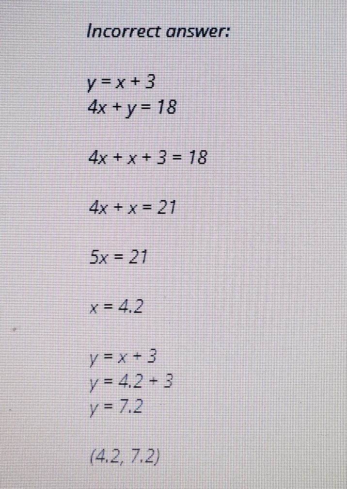 The problem below has been solved incorrectly. Identify and explain the error. This-example-1