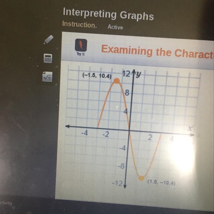 For which values is the graph decreasing? Check all that apply. between x = -3 and-example-1