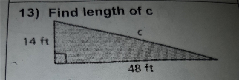 Can someone help me please. Can someone FIND LENGHT OF c​-example-1