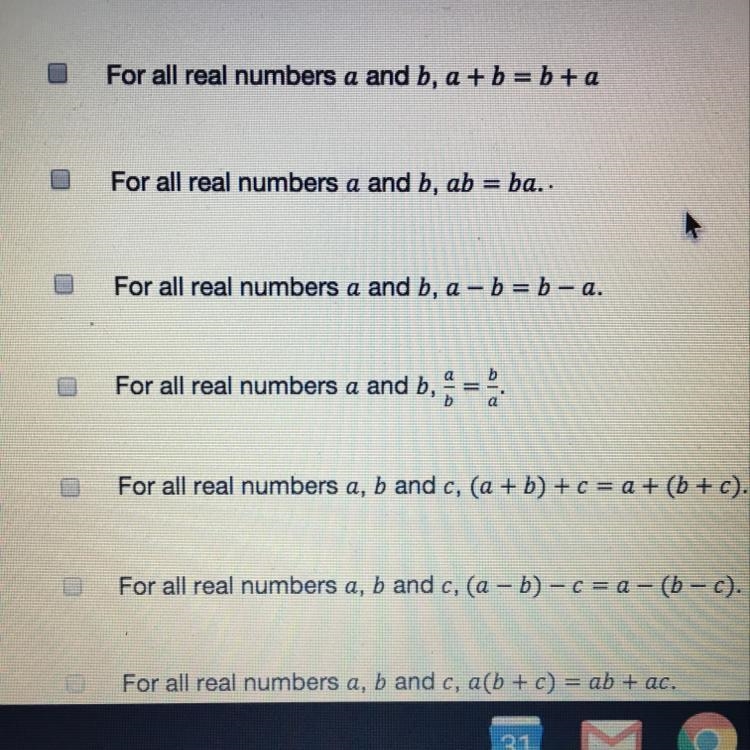 Which of the following statements are true? Check all that apply-example-1