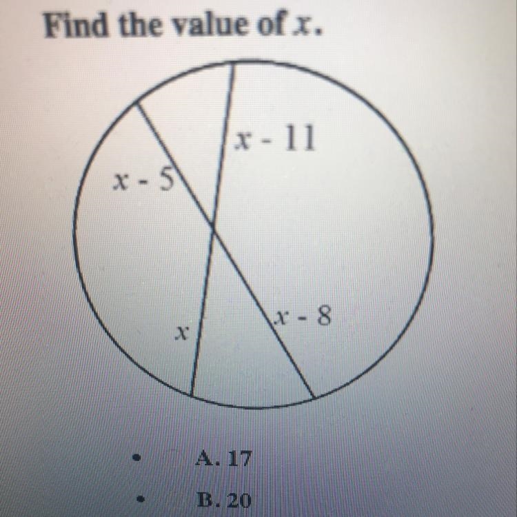 Find the value of x in the picture please-example-1