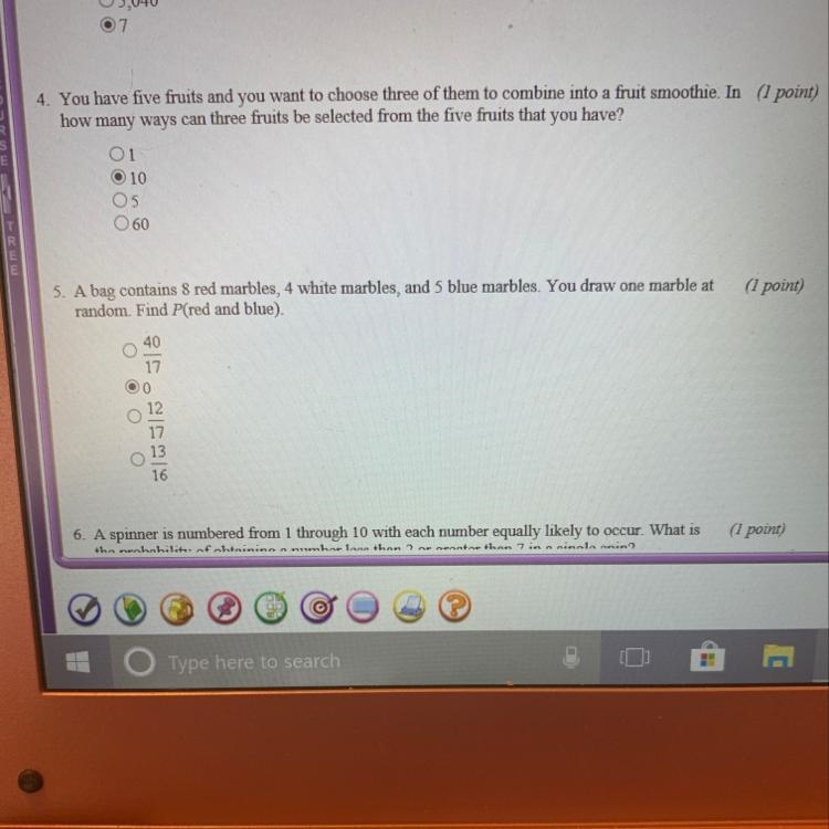 Am I correct on #4???-example-1