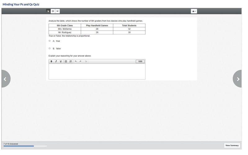 Analyze the table, which shows the number of 6th graders from two classes who play-example-1