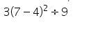 HELP I NEED THIS DONE, STEP BY STEP. Evaluate the expression. Show all work by breaking-example-1