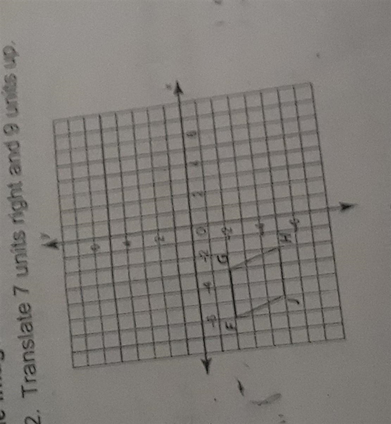 Translate 7 units right and units up​-example-1