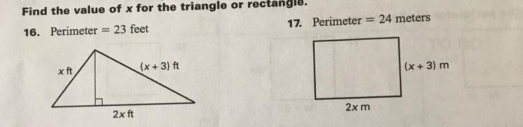 What is the value of x for the rectangle?-example-1