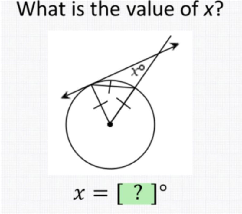 PLEASE HELP ASAP THE DETAILS ARE BELOW.What is the value of x?-example-1