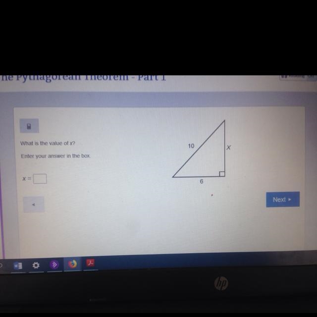 What is the value of x-example-1