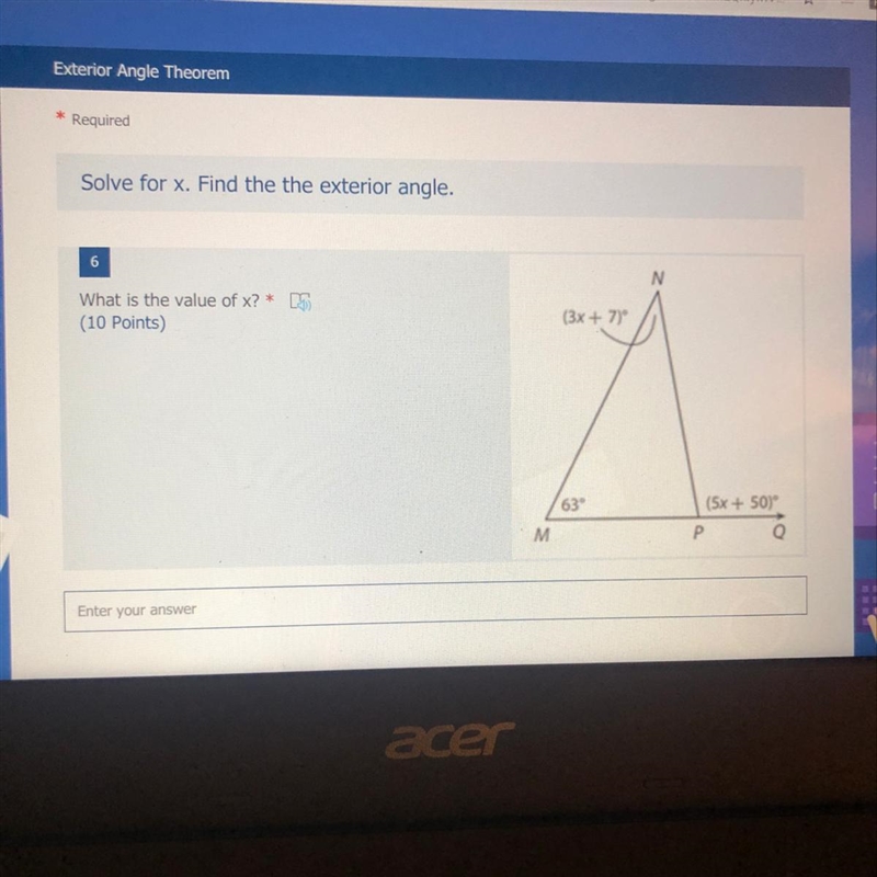 What is the value of x ?-example-1