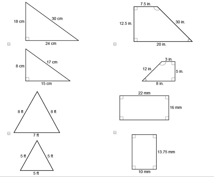 Which pairs of polygons are similar?-example-1