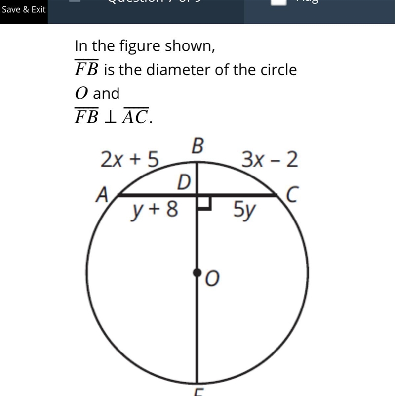 Find the measure of arc AB , And find the measure of segment DC .-example-1