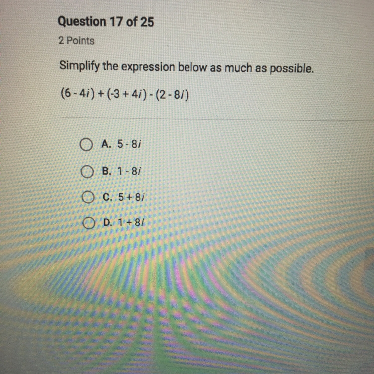 Simplify the expression below as much as possible. PLEASE PLEASE HELP ASPA PLEASE-example-1