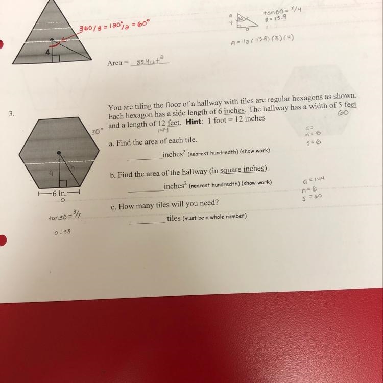 How would i solve A & B?-example-1