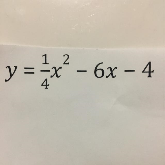 Whats the Axis of Symmetry? willing to give 15 points !!-example-1