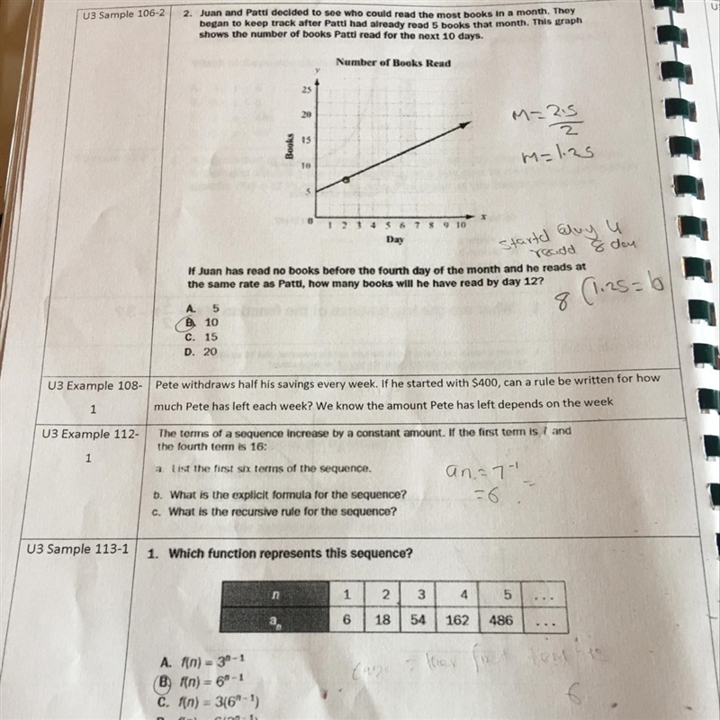 The terms of a sequence increase by a constant amount. If the first term is 7 and-example-1