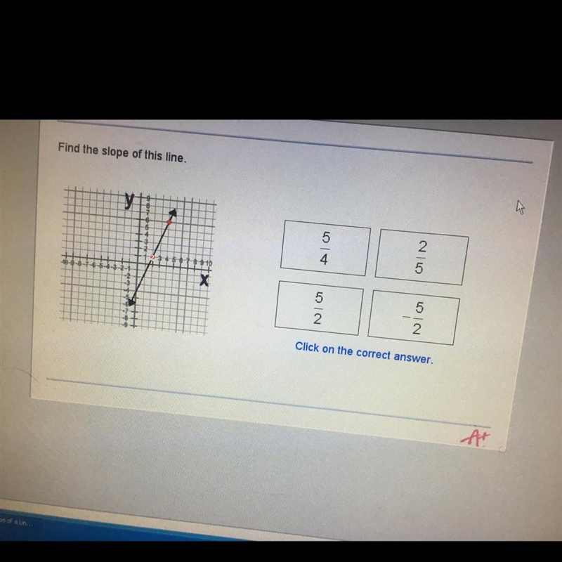 Find the slope of this line-example-1