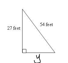 What is the length of side y to the nearest hundredth? A y = 46.77 ft. B. y = 60.37 ft-example-1