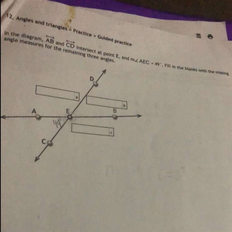 What is the missing angel measures for the remaining three angels-example-1